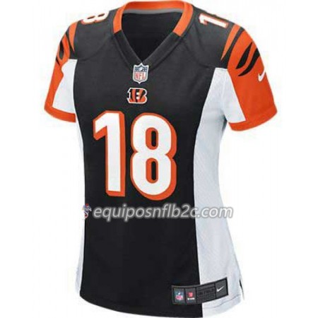 Camiseta Mujer NFL Cincinnati Bengals A. J. Green 18 Nike Negro 